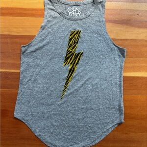 Chaser Gray Tank Top with Yellow Lightning Bolt
